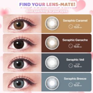 Softlens CTK Luvubble - Seraphic Series - Dia. 14.5mm Normal dan Minus -0.50 sd -6.00